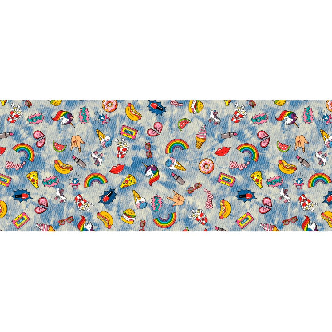 Dekorama Revest Stickers Azul - 1,40m de largura 3